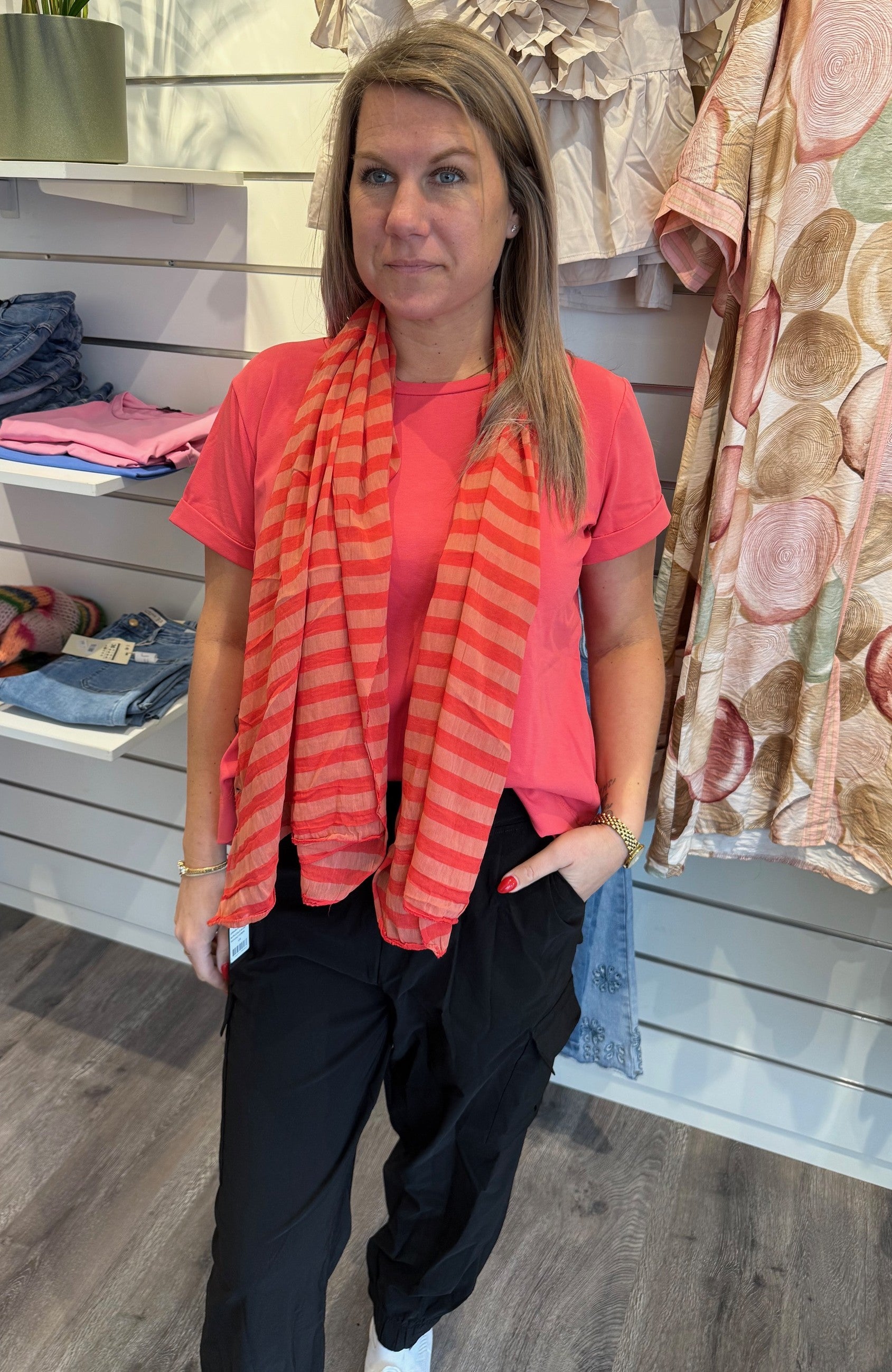 BCPiccolo  Scarf Röd