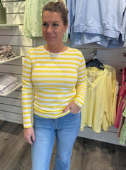 Begonia - Topp - Randig - Gul