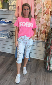 Belina Tshirt Pink Fluo