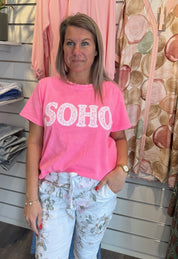 Belina Tshirt Pink Fluo