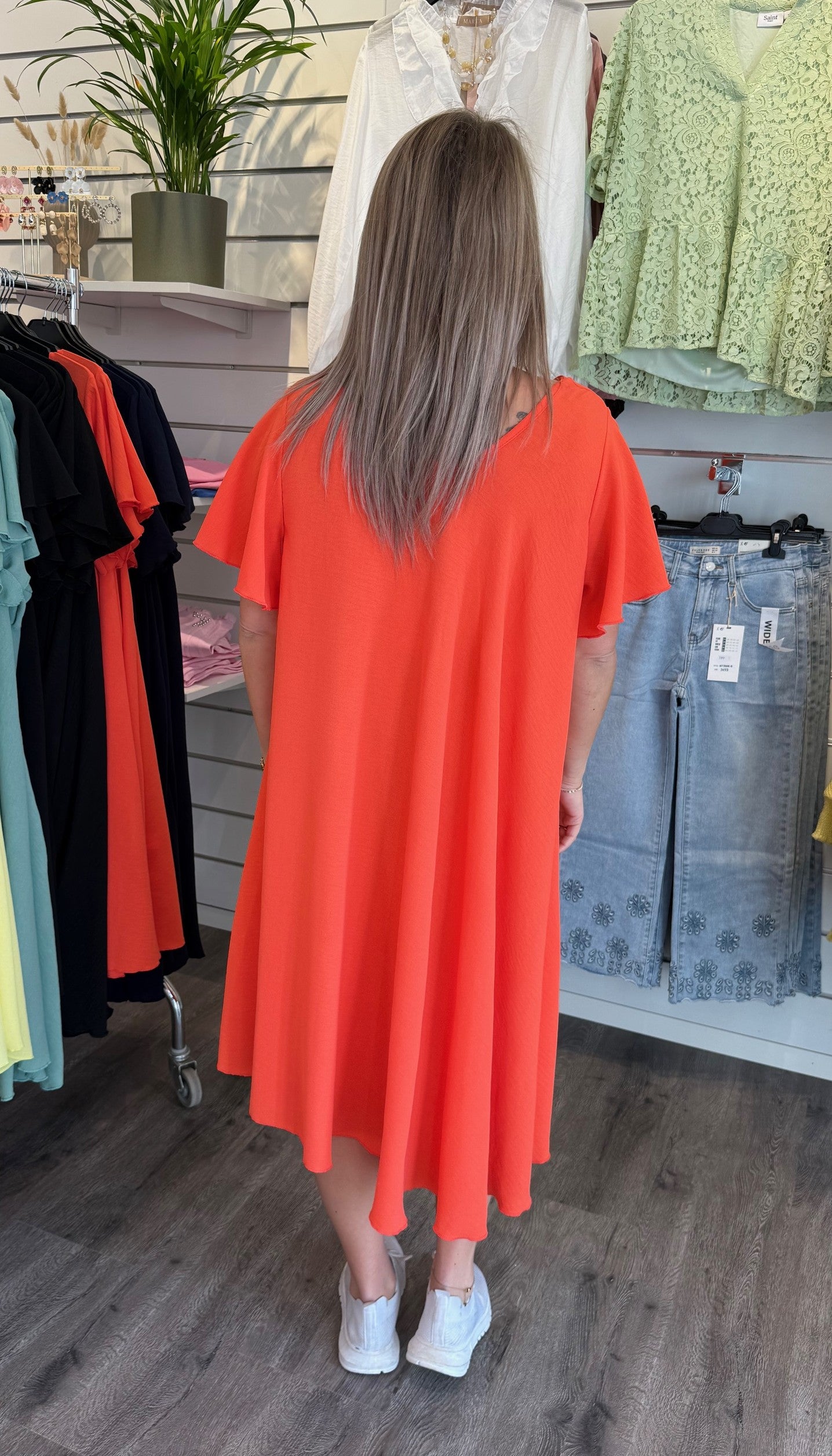 Berit - Klänning - Orange