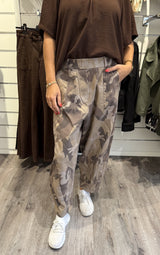Beryl Byxa Beige Camo