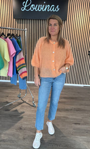 BC Bjoerke Cardigan Peach