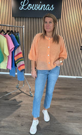 BC Bjoerke Cardigan Peach
