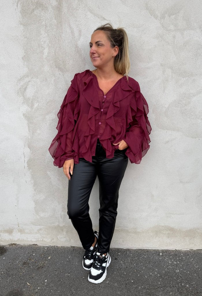 Eloise - Blus - Bordo - Nyhet