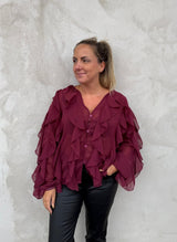 Eloise - Blus - Bordo - Nyhet