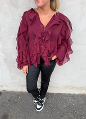 Eloise - Blus - Bordo - Nyhet