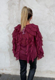 Eloise - Blus - Bordo - Nyhet