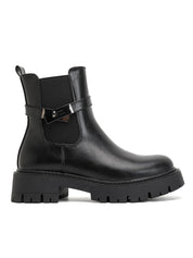 Ursula Boots med spänne Svart
