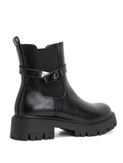 Ursula Boots med spänne Svart