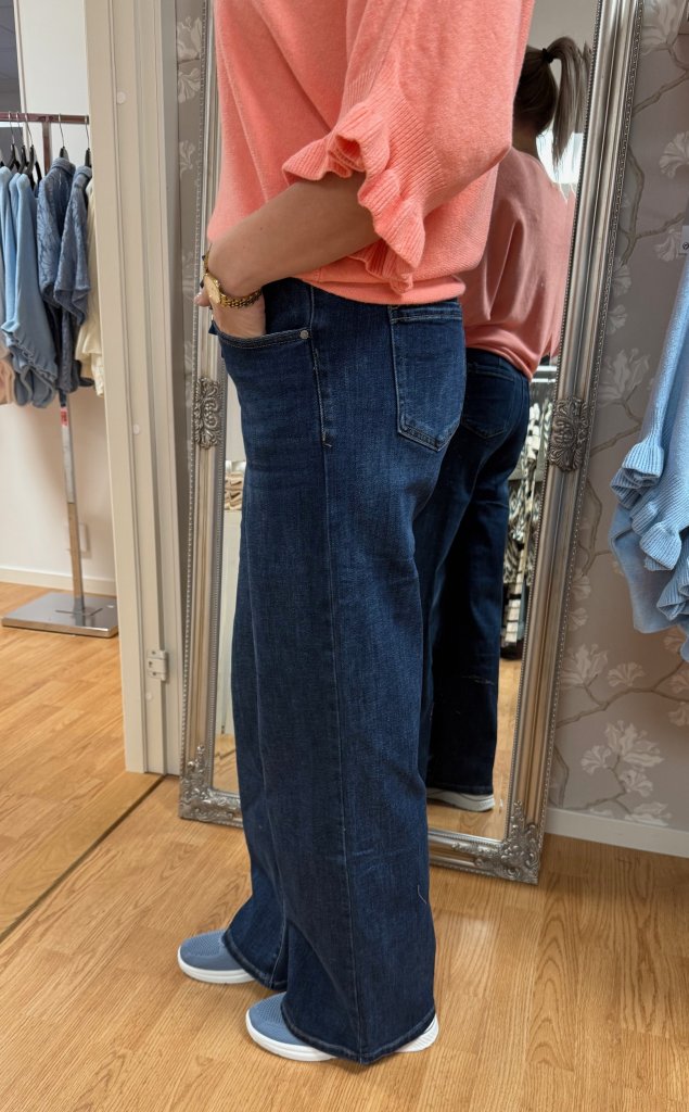 Lovis -Jeans med knyt - Denim - Nyhet