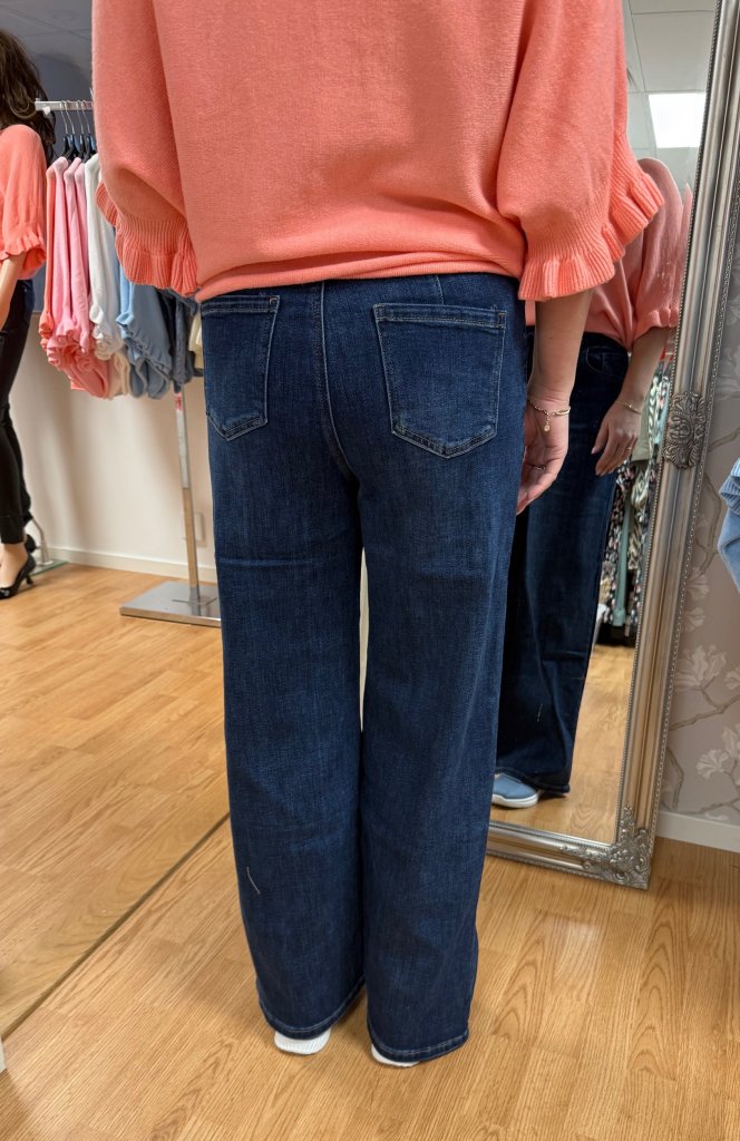 Lovis -Jeans med knyt - Denim - Nyhet
