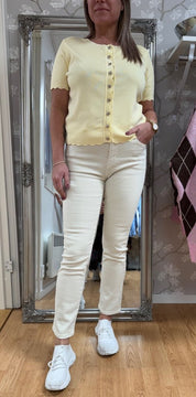 Carina - Jeans - Raka - Beige