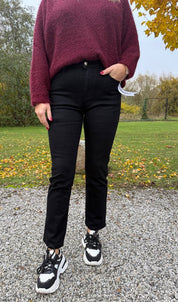Carina - Jeans - Raka - Svart