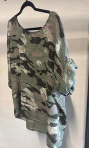 Carla bomullstopp camo Khaki