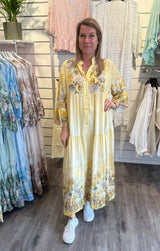 Chantelle - Klänning - Blommor - Gul