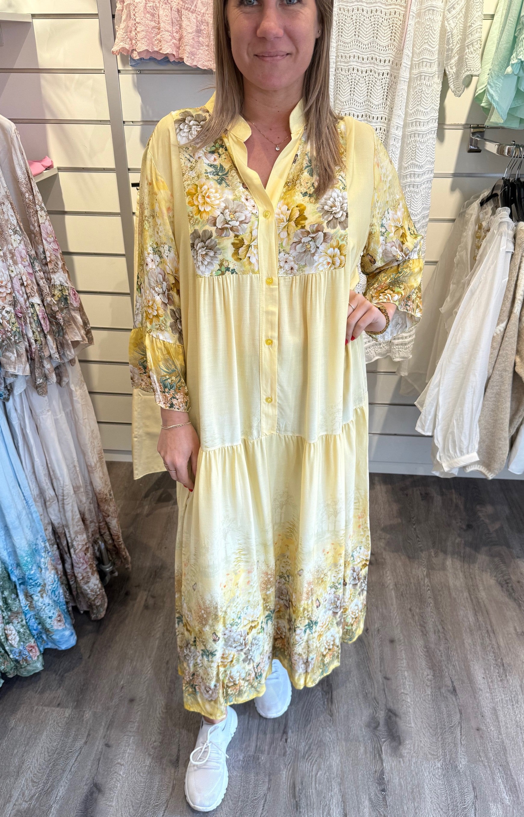 Chantelle - Klänning - Blommor - Gul