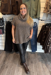 Christy stickad polo Fango