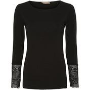 Cilla - Topp - Spets - Svart - Nyhet