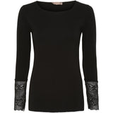 Cilla - Topp - Spets - Svart - Nyhet