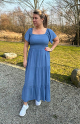 Cindy- Klänning - Denim - Nyhet