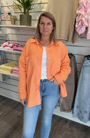 Coline- Manchesterskjorta - Orange