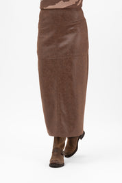 Colt mocka kjol brun