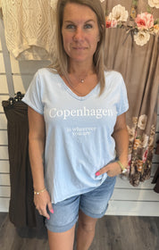 Norina Tshirt Ljusblå