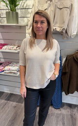 Costanza- Topp - Beige - Nyhet