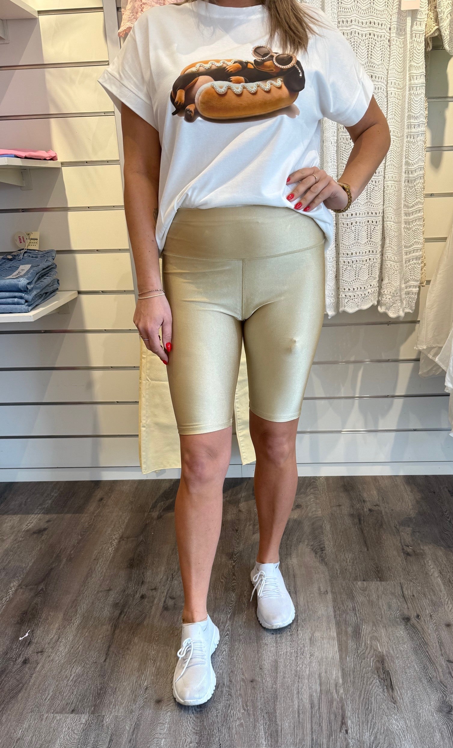 Bim - Cykelbyxor - Beige