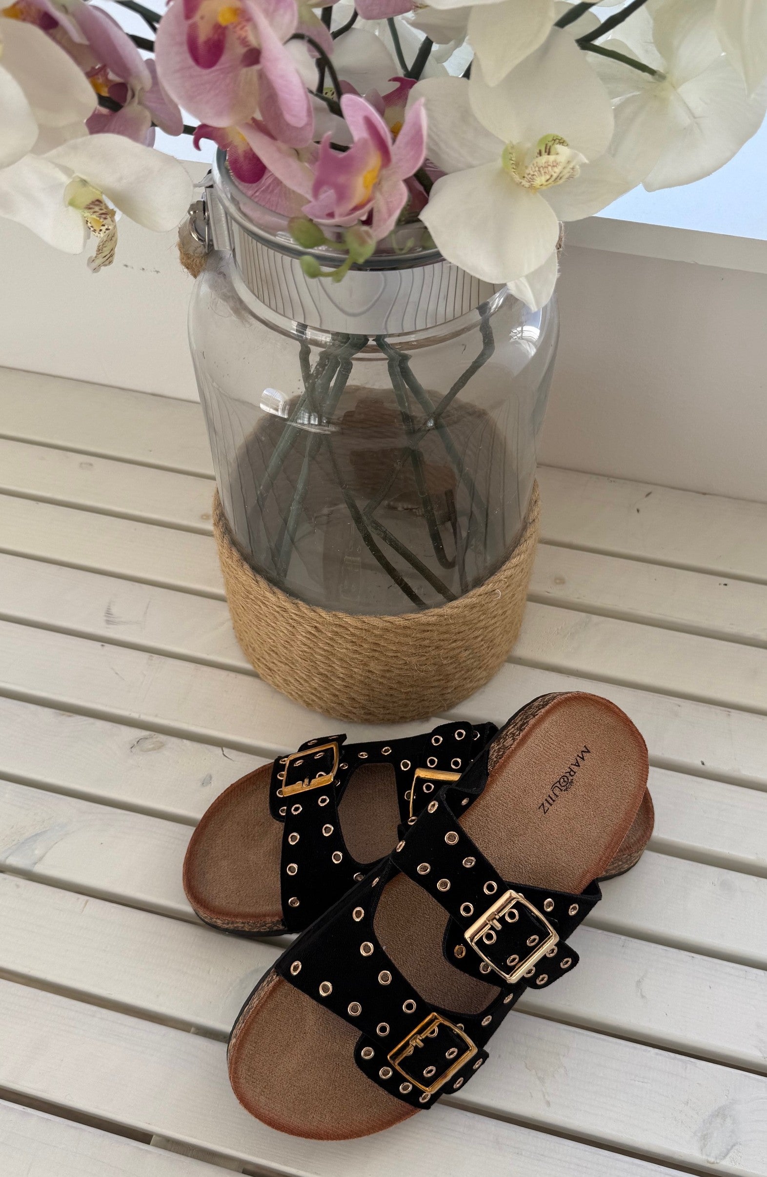 Cyrille - Sandal - Svart  - Nyhet