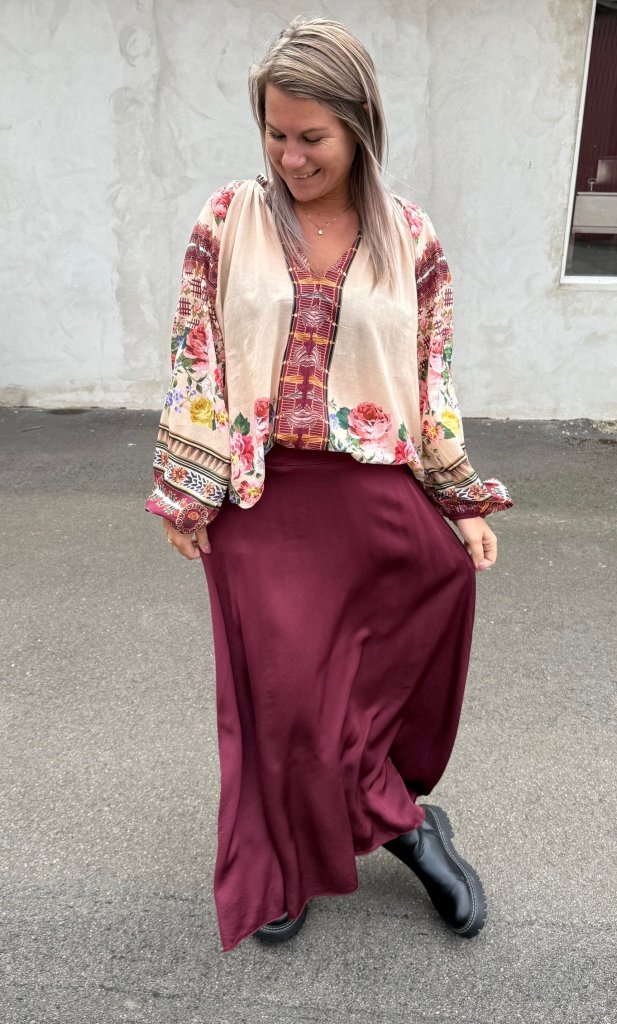 BC Dahlia - Blus - Mönster - Rose - Nyhet