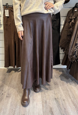 Dalia Skinnkjol  Choco