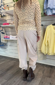 BCDavina - Cargo byxa - Beige - Nyhet