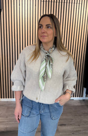Diana- Scarf  - Paisley - Grön
