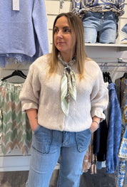 Diana- Scarf  - Paisley - Grön