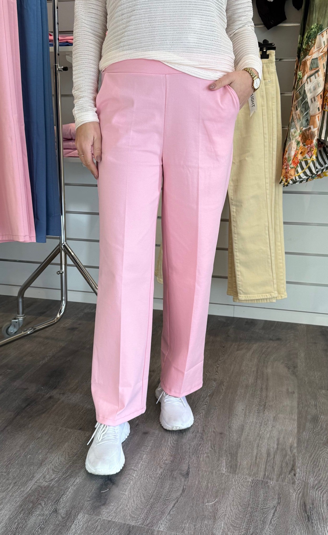 Dorit- Byxa med resår  - Rosa