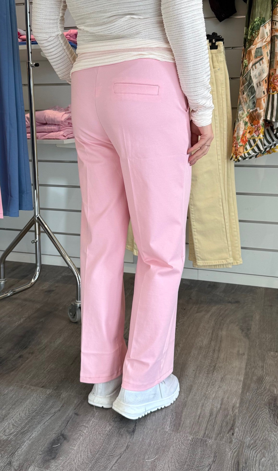 Dorit- Byxa med resår  - Rosa