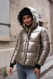 Adela - Puffer jacka - Champagne - Nyhet