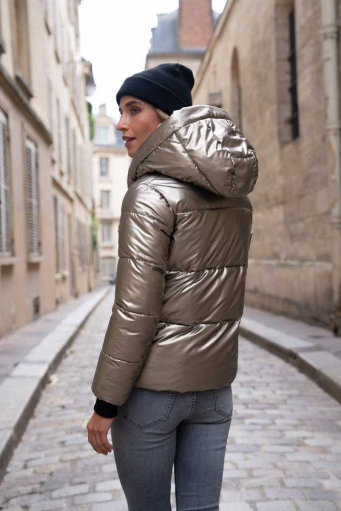 Adela - Puffer jacka - Champagne - Nyhet