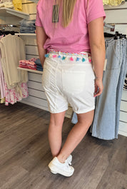 Eliora Jeansshorts vit