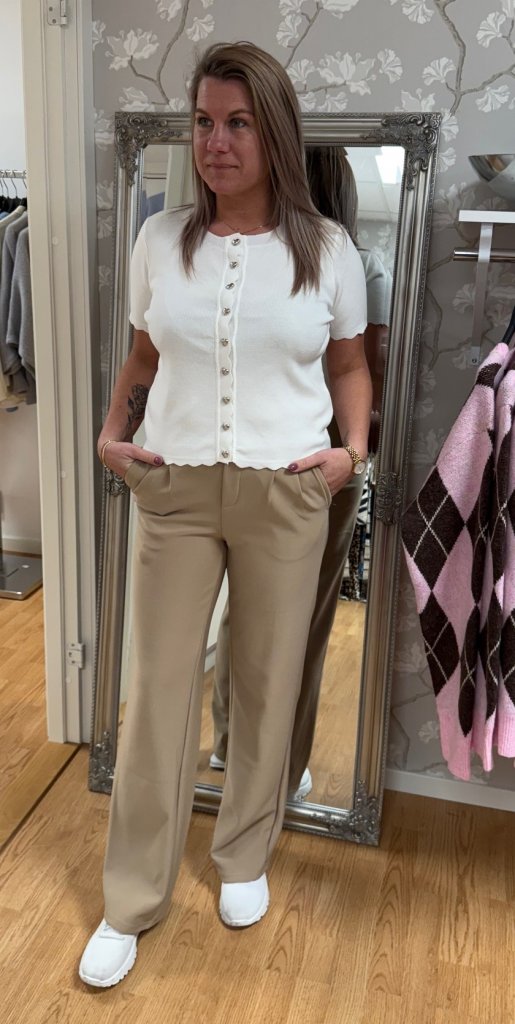 Elma - Kostymbyxor- Superstretch- Beige
