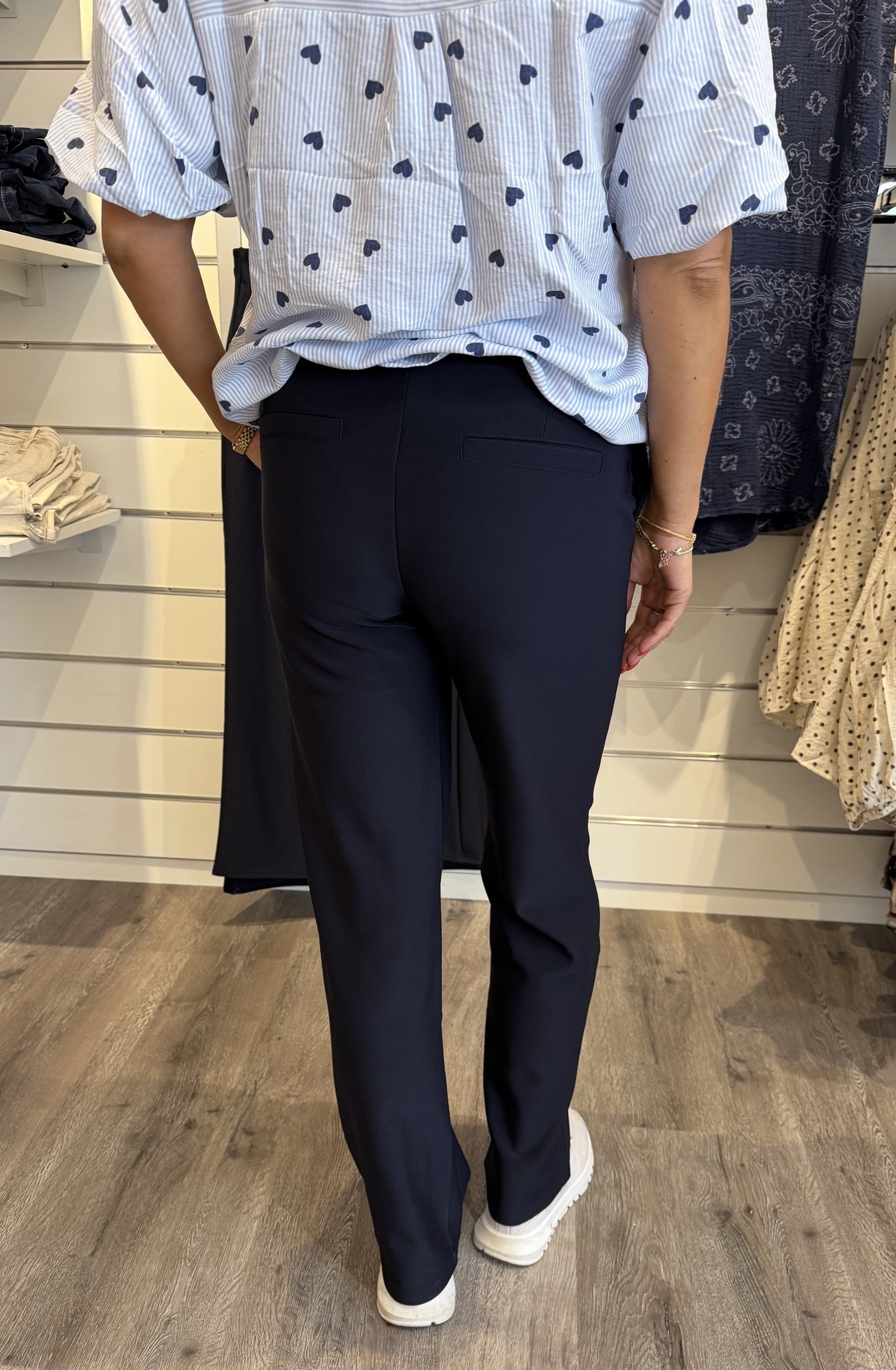 Elma Kostymbyxor Superstretch Navy