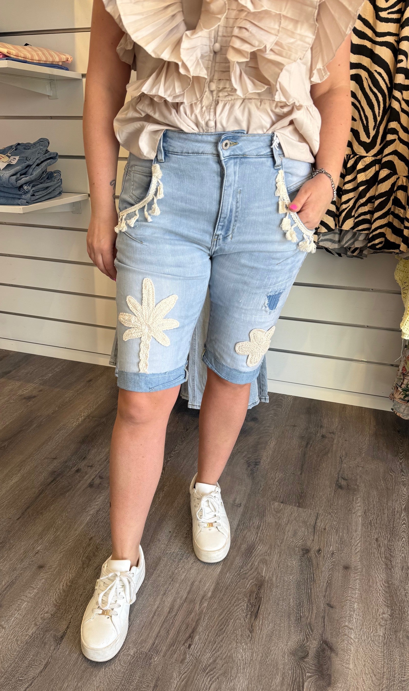 Elodie Jeansshorts