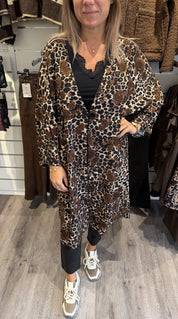 Eloisa mönstrad kaftan choco