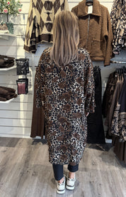 Eloisa mönstrad kaftan choco
