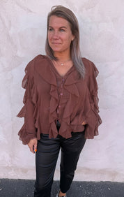 Eloise - Blus - Choco- Nyhet