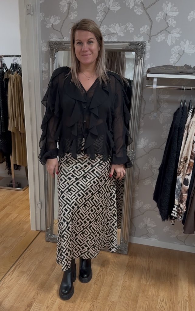 Eloise - Blus - Svart - Nyhet