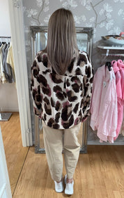 BCElsia- Blus - Mönster - Brown/Rose - Nyhet