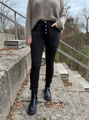 Emma 2680 - Jeans - Glitter - Svart - Nyhet